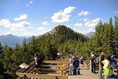 16 Stairs Lead From Banff Gondola Station To Sanson Peak With Meteorological Station From Sulphur Mountain At Top Of Banff Gondola In Summer.jpg